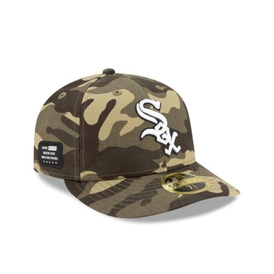 Sapca New Era Chicago White Sox MLB Armed Forces Weekend Low Profile 59FIFTY Fitted - Verzi